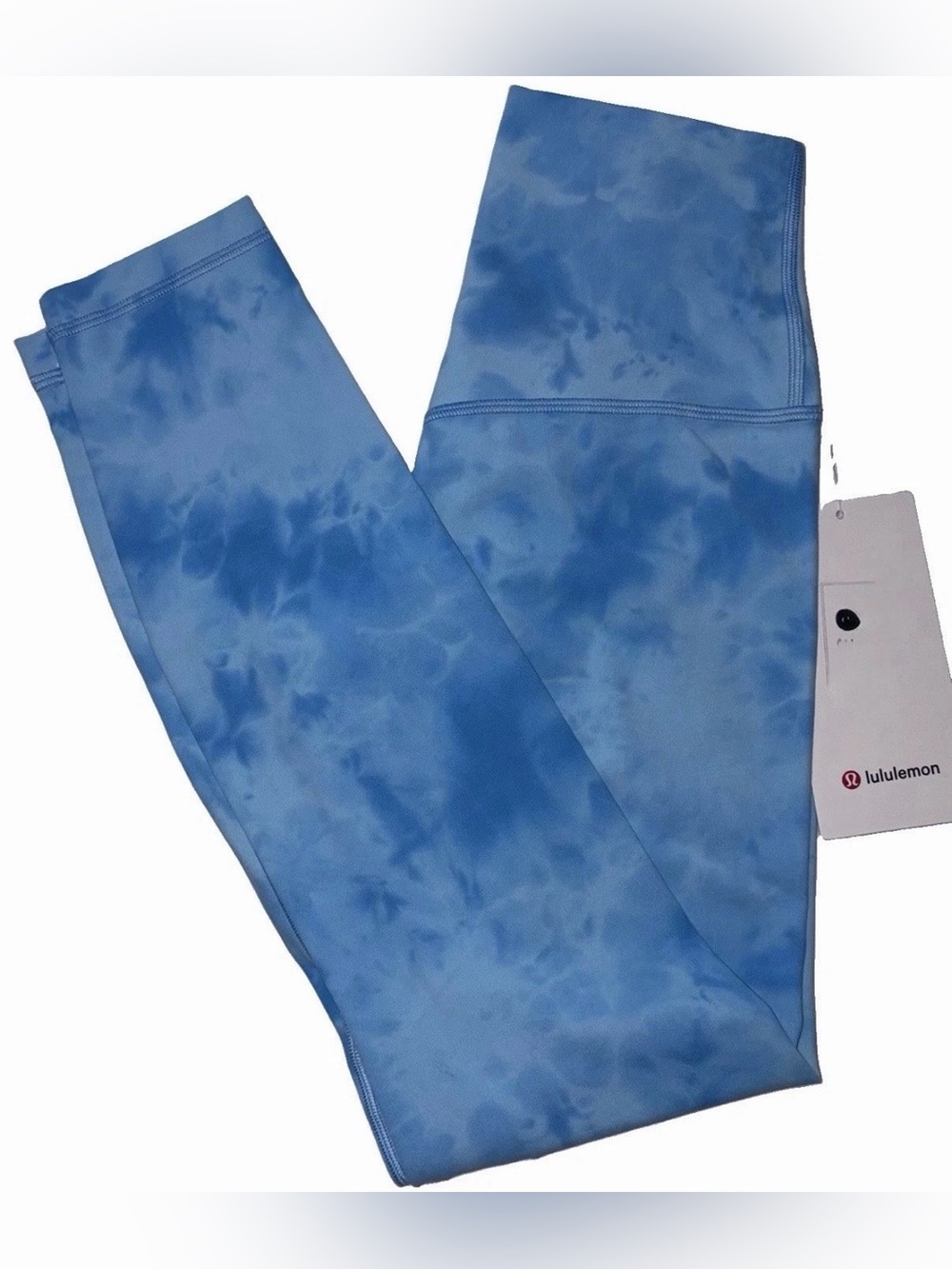 NWT LULULEMON SIZE 4ALIGN NO LINE HIGH RISE 25” PANT SMOOTHIE BLUEBERRY MULTI